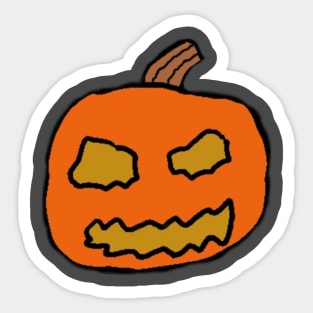 Halloween Jack Olantern Sticker